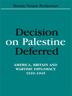 cover image of Decision on Palestine Deferred